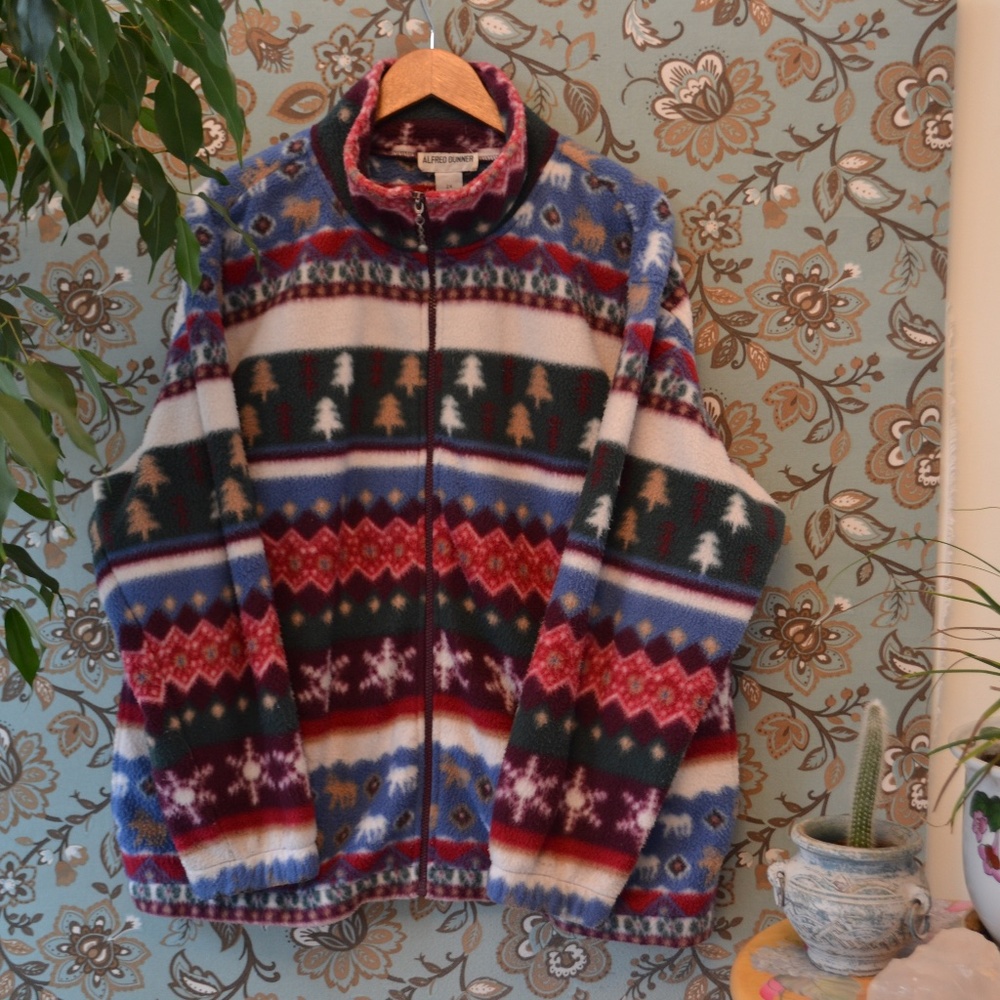 patterned fleece